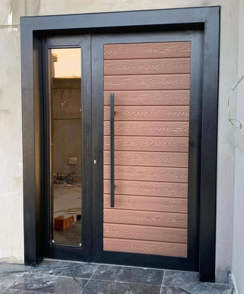 اسعار تلبيس ابواب حديد بديل الخشب