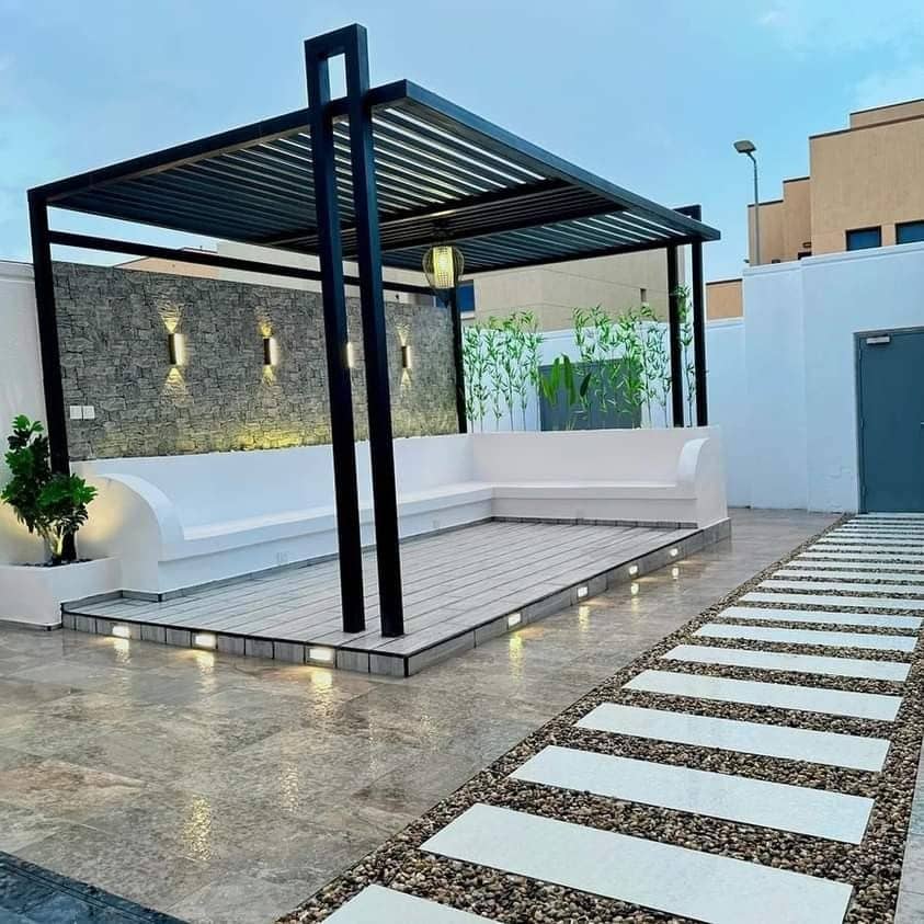 برجولة جلسة خارجية