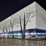 تركيب واجهات ليزر حديد