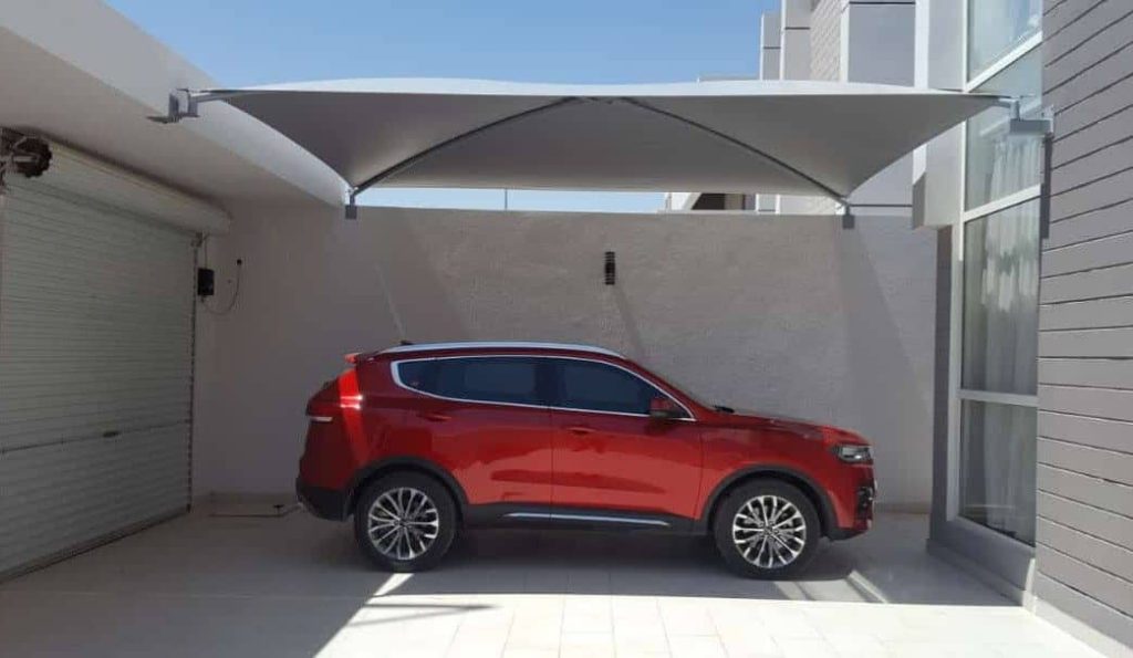 تكلفة مظلة سيارة