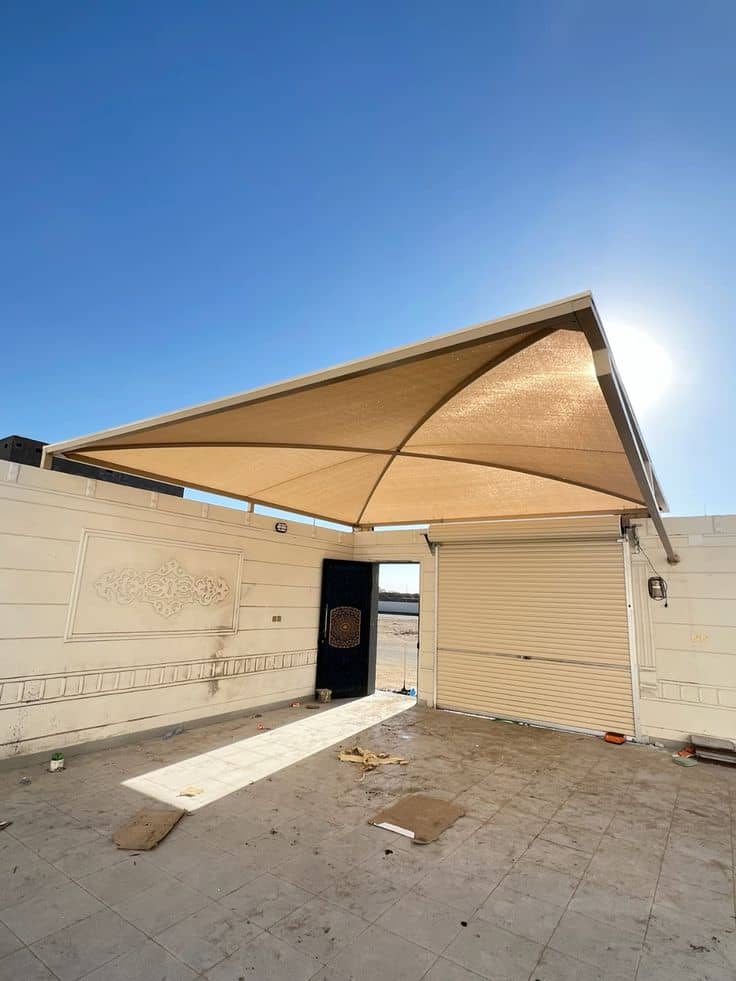 تركيب مظلات رخيصة للسيارات